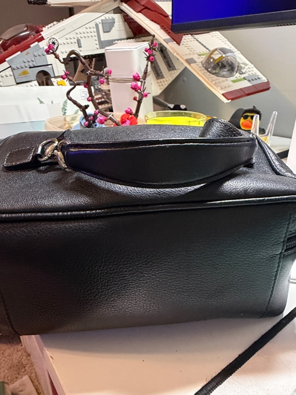 Gucci Black Leather Travel Toiletry Bag - Picture 8 of 8
